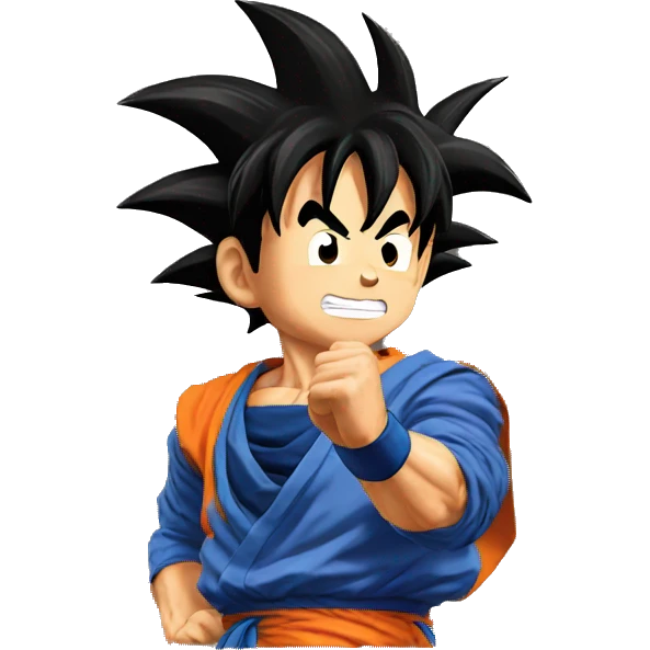 Goku saying phrases emoji