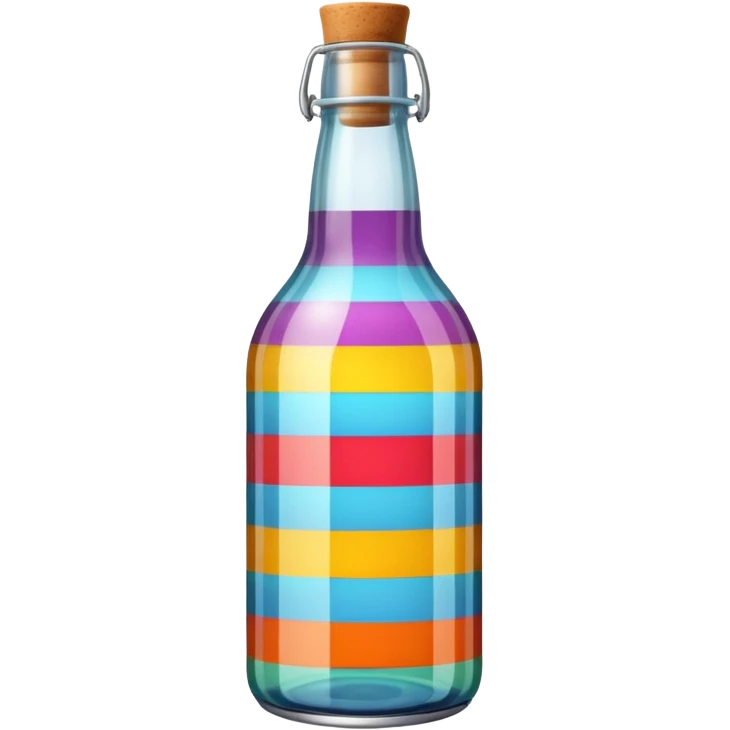 striped bottle emoji