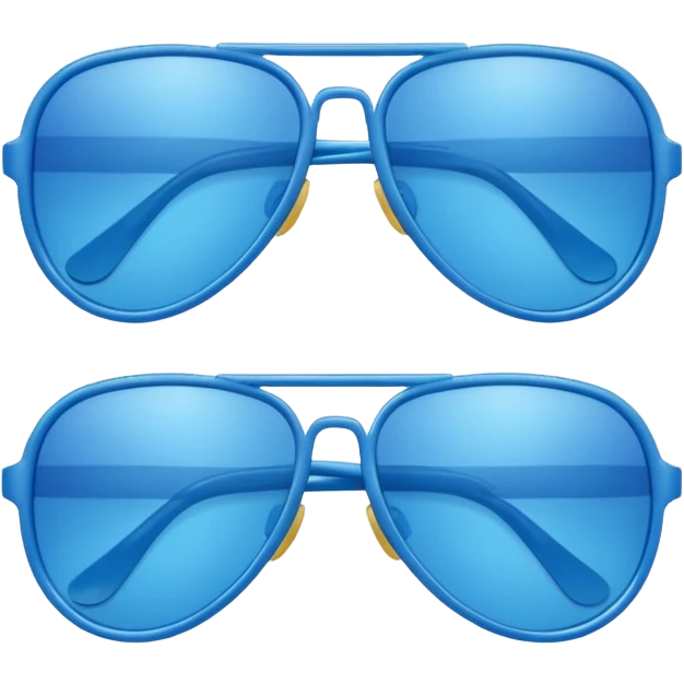Blue sunglasses emoji