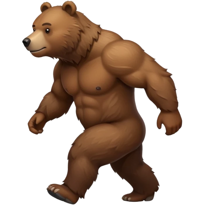 bear walking emoji