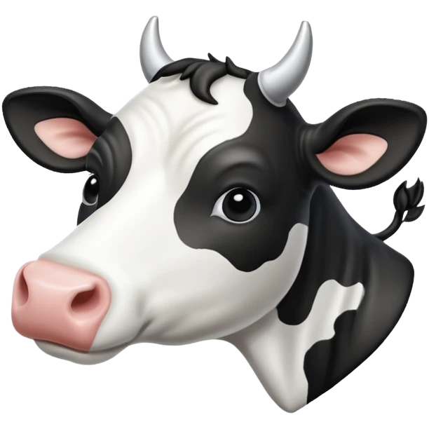 milk bow with a cow on it emoji