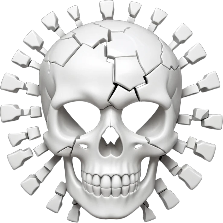 Patlayan kuru kafa emojisi emoji