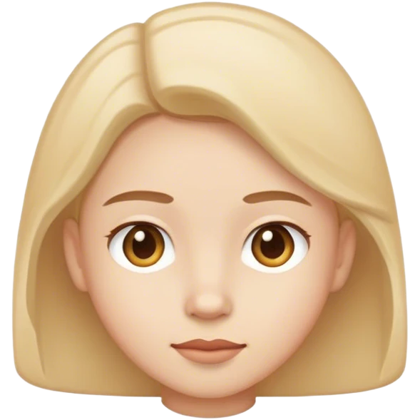 Cute face emoji