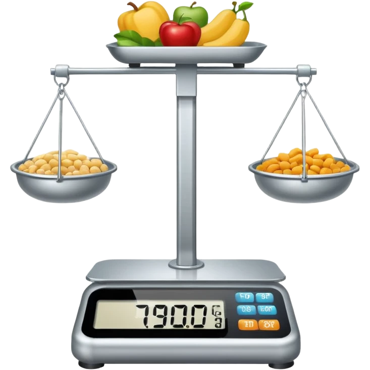 Market Scale Weight emoji