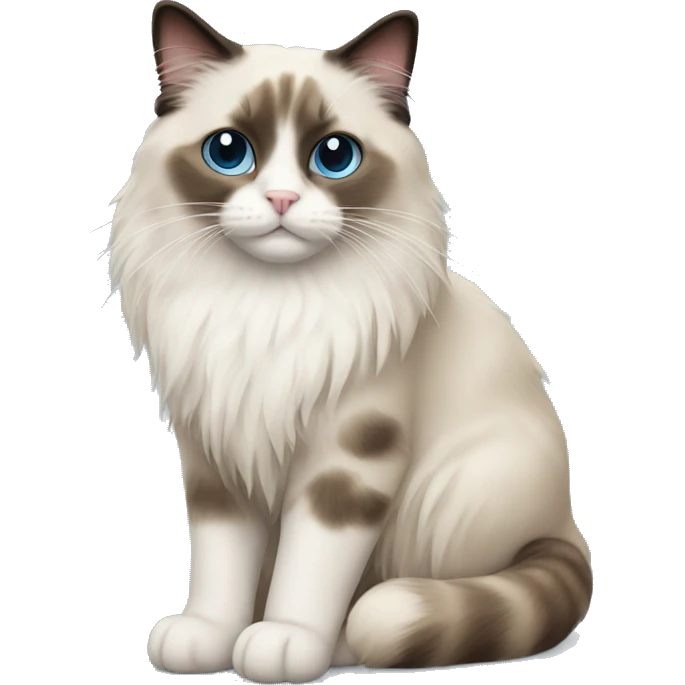 Ragdoll cat emoji