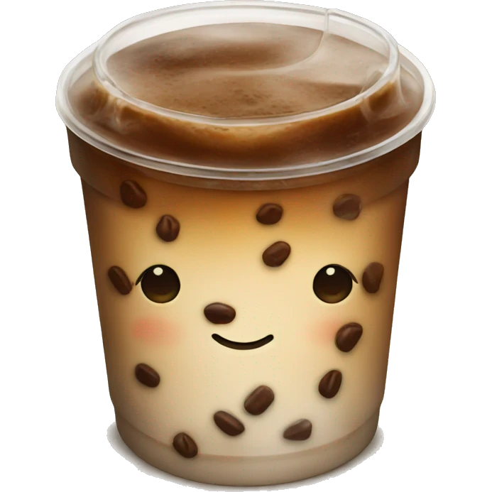 Iced coffee realistic  emoji