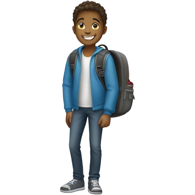 middl school student emoji