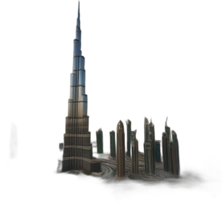 Burj Khalifa, Dubai, Emirats Arabes Unis emoji