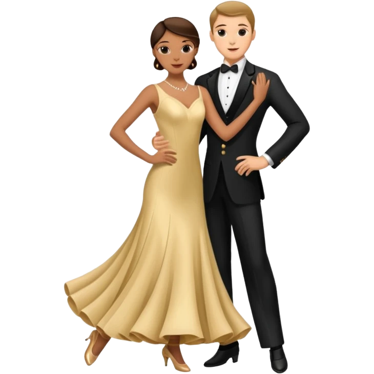Ballroom dancing emoji