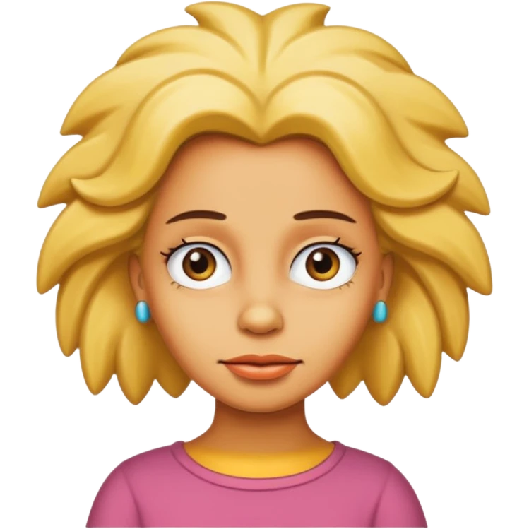 Lisa Simpson same in cartoon emoji