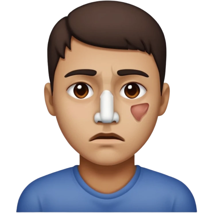 Broken nose emoji