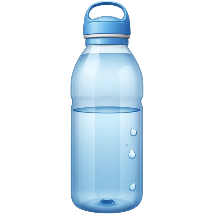Water bottle emoji