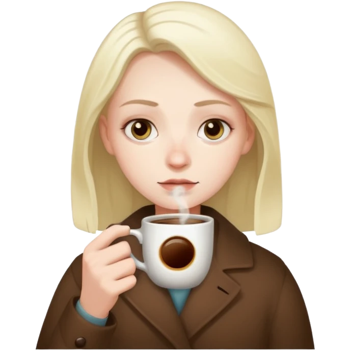 dying but still need coffee emoji