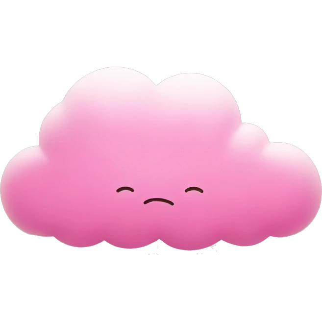 pink cloud emoji