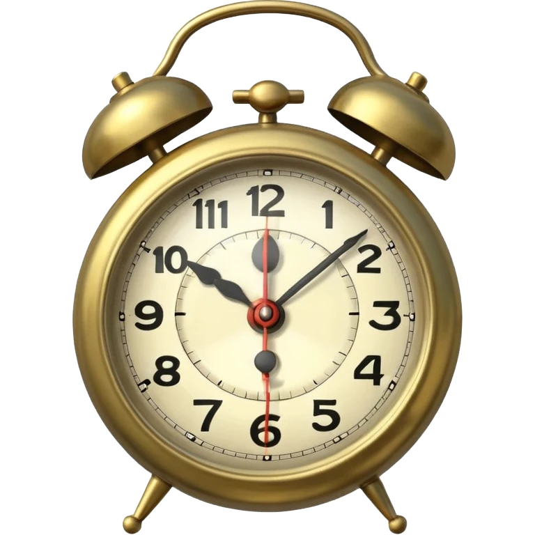 старый будильник emoji