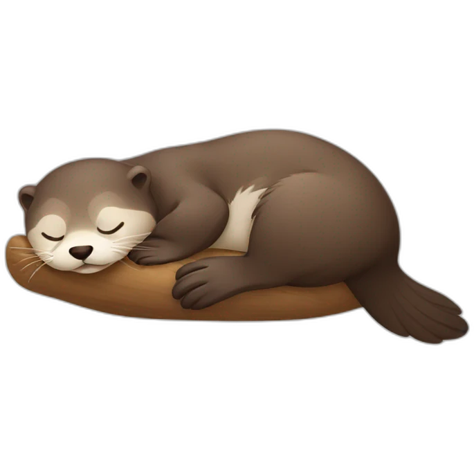 Otter sleep emoji