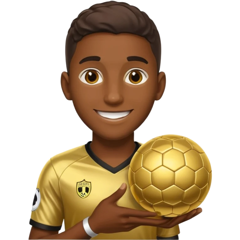 Hakimi avec un ballon d'or  emoji