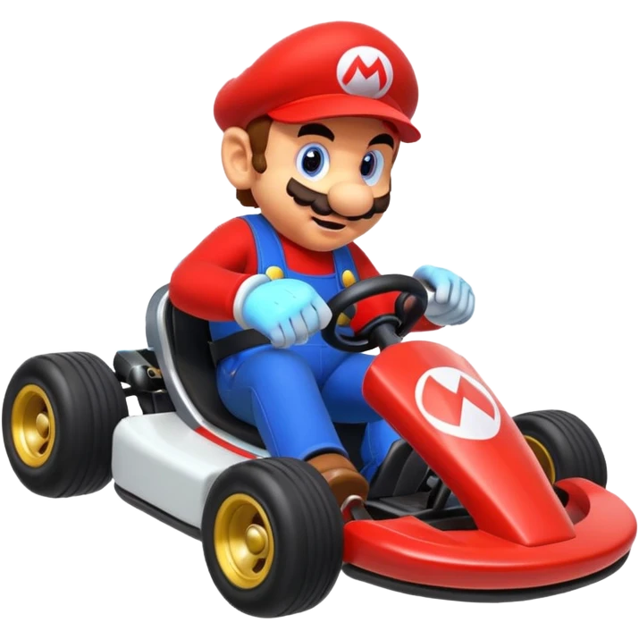 Mario kart running emoji