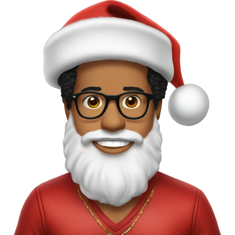 bruno mars as santa emoji