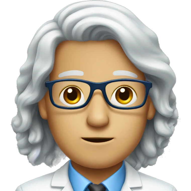 blue betta fish scientist emoji