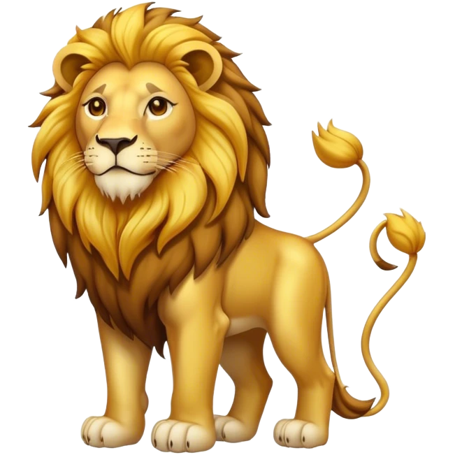 Full Body lion emoji