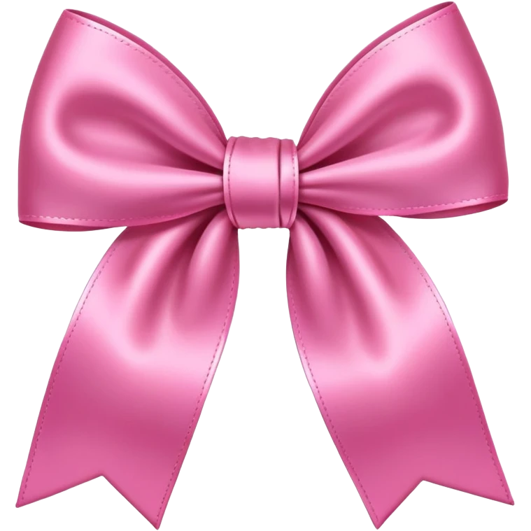 Pink bow emoji