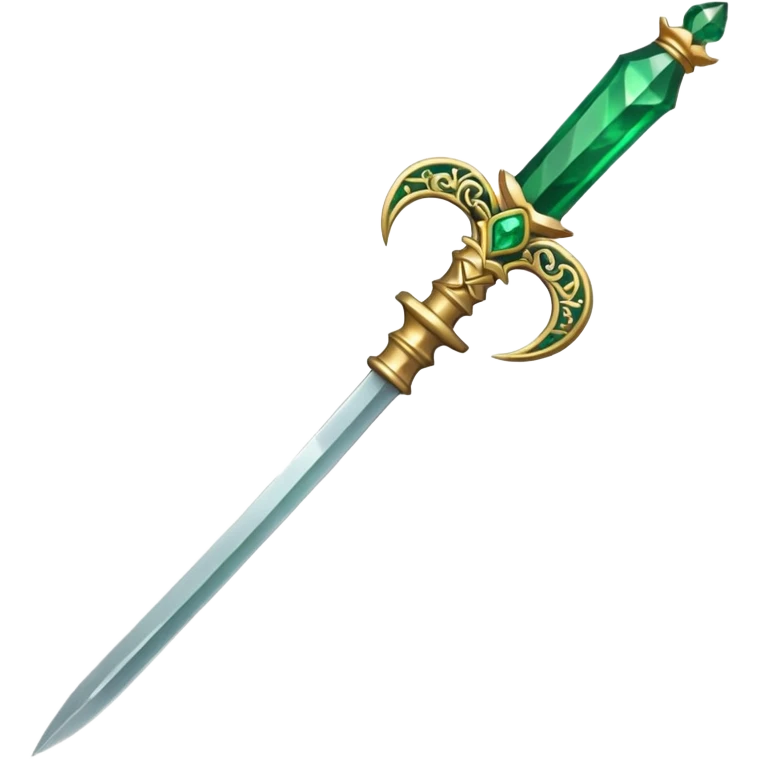 green/poison dagger emoji