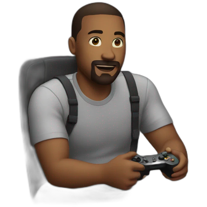 Late night playing video games emoji