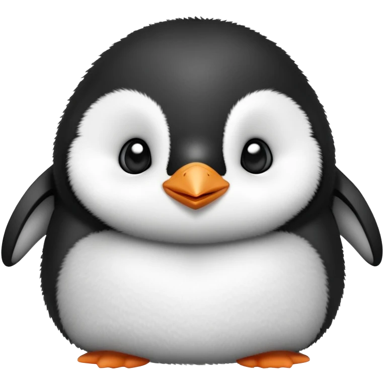 baby penguin with adorable chubby cheeks emoji