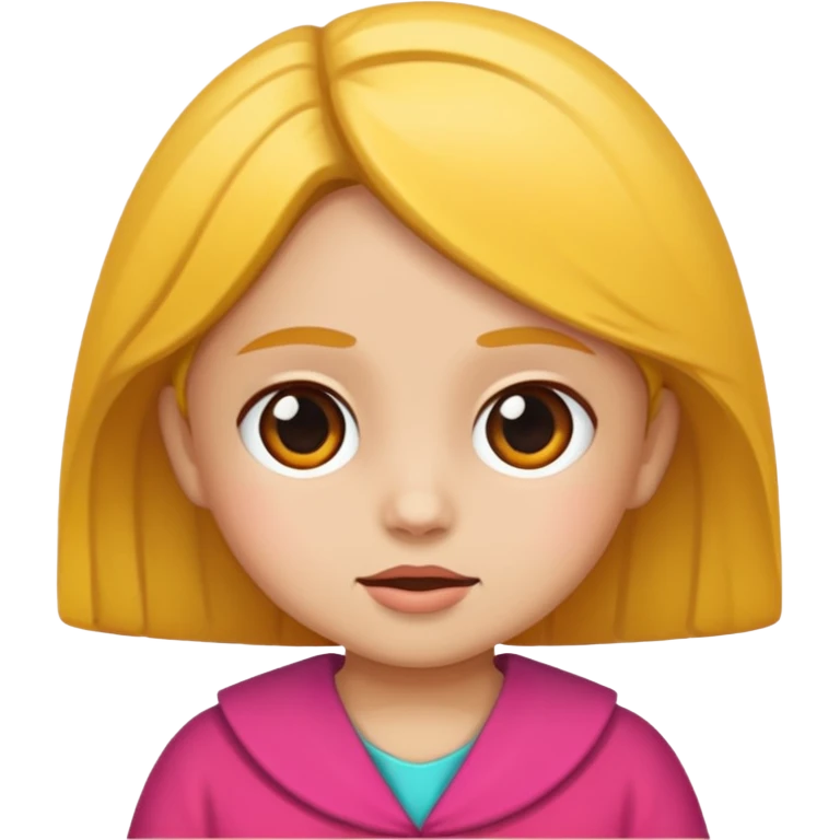Niña orando emoji