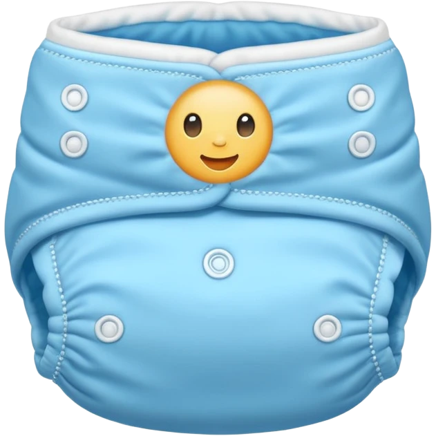 baby diaper blue inside emoji