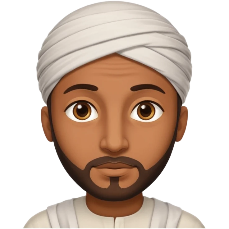 Arabic man head emoji