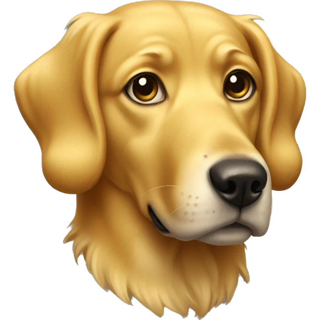 golden dog emoji