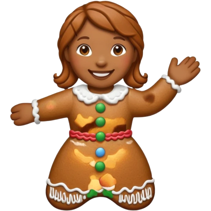 i would like a gingerbread  woman emoji emoji
