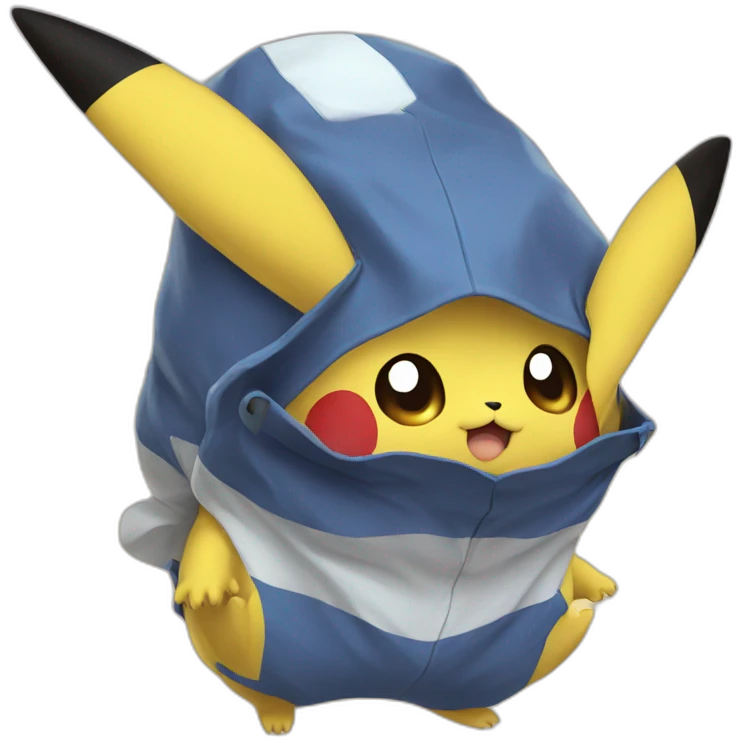 pikachu scared emoji