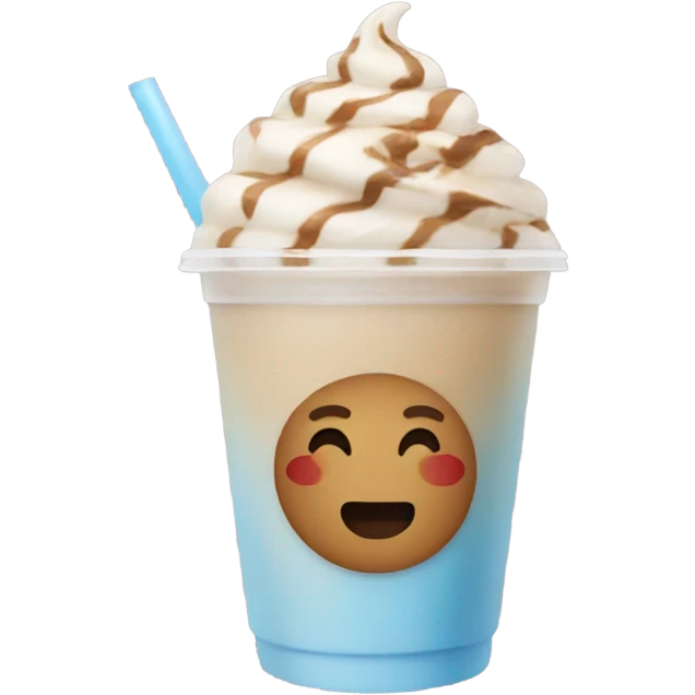 Iced latte emoji