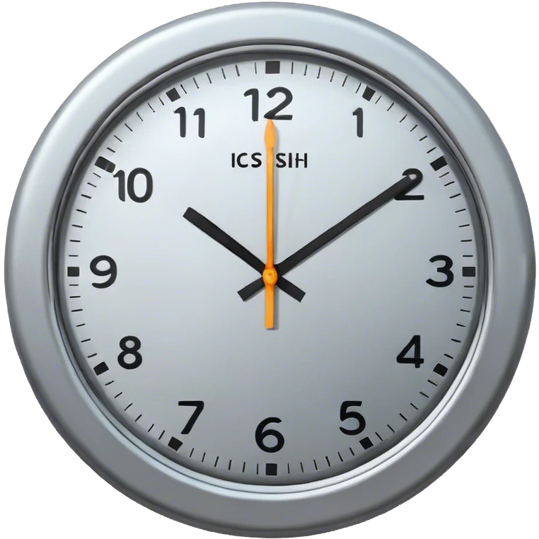 circular clock icon with 24h text below emoji