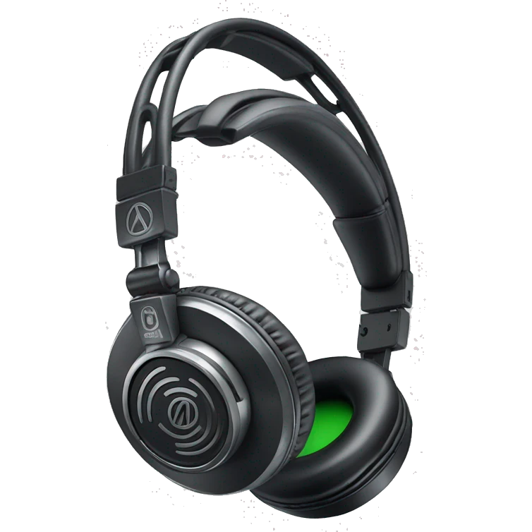 audio technica M 50 X ￼headphones emoji