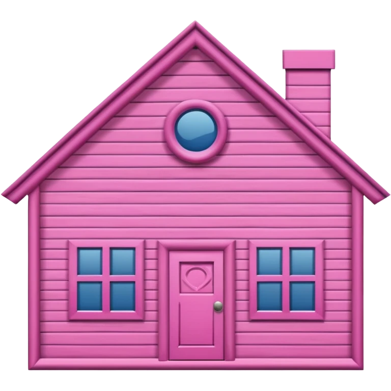 home sign  with lines pink emoji
