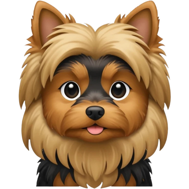fluffy yorkie emoji