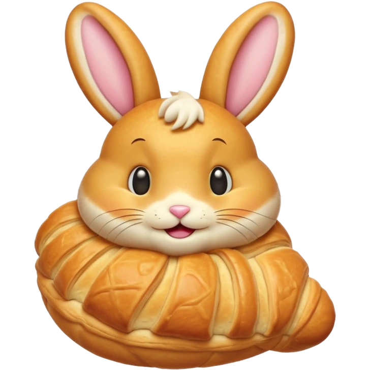 bunny croissant emoji