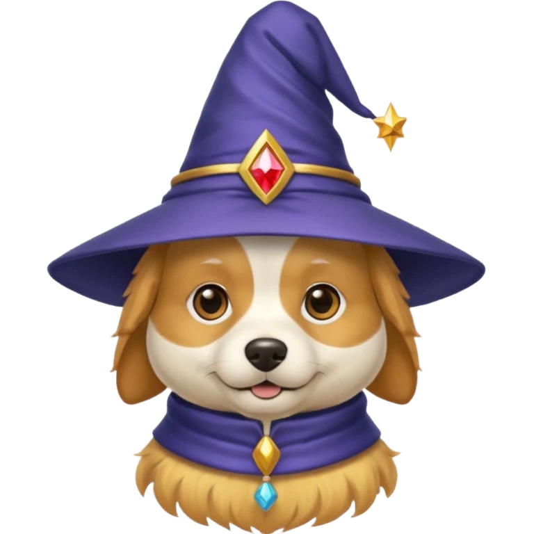 Dog wizard emoji