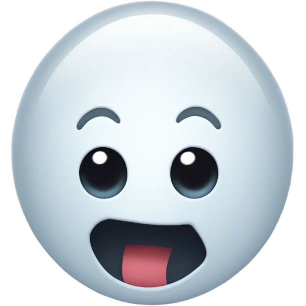 ghost with wink face simple  emoji