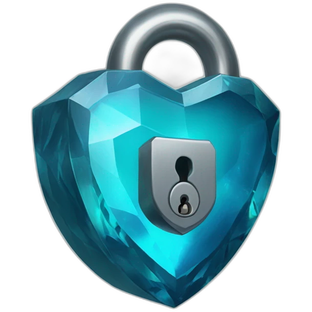 blue gem lock emoji