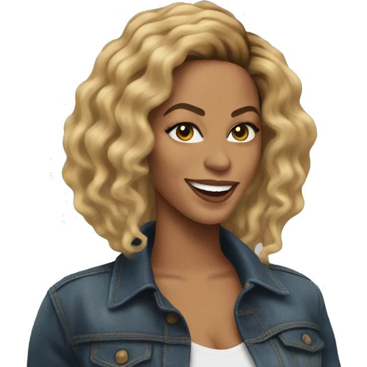 Beyonce in real life emoji