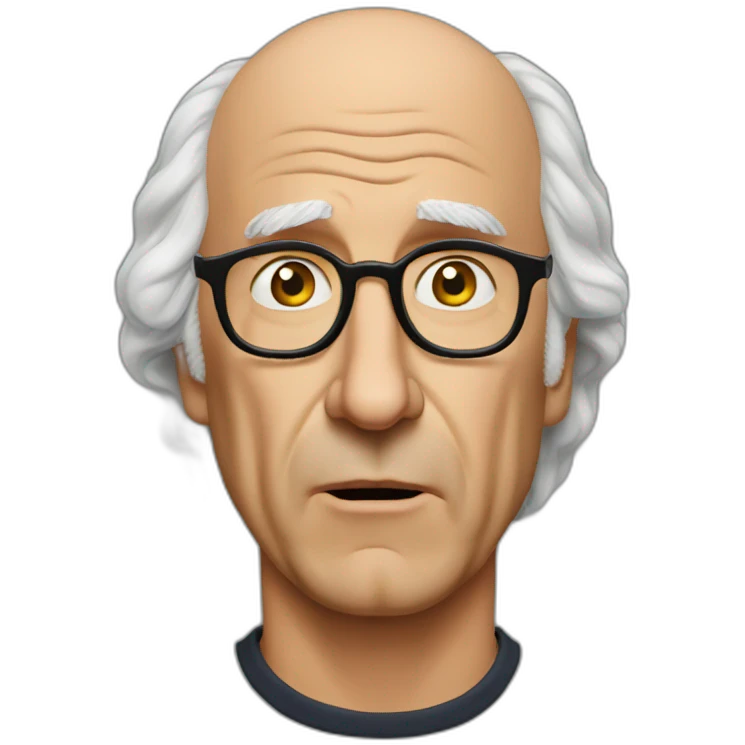 larry david frustrated emoji