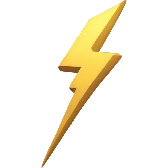 lightning emoji