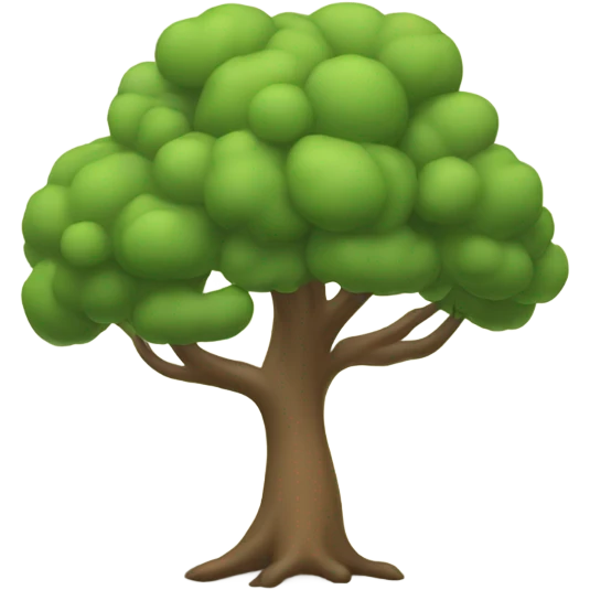 minimalistic tree emoji