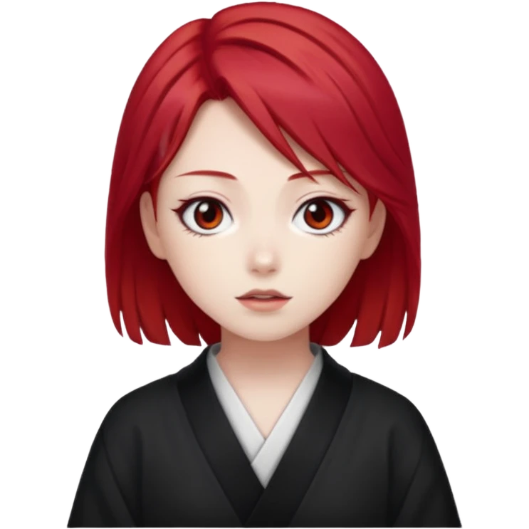 Kurosawa ruby with red hair  emoji