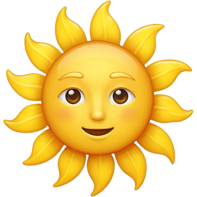 Sun emoji